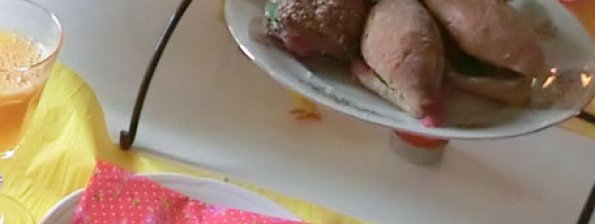 Sandwich met rosbief, mierikswortel en roomkaas
