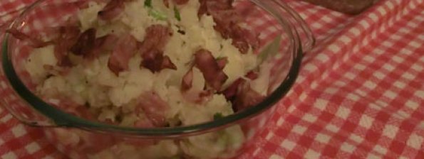 Aardappelsalade met bacon